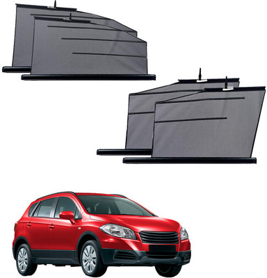 SS FOR YOUR SMART NEEDS Side Window Sun Shade For Maruti Suzuki S-Cross(Black)