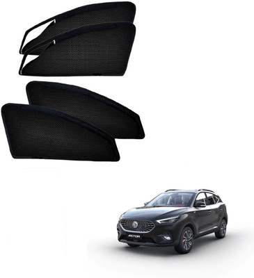 AuTO ADDiCT Side Window Sun Shade For MG Astor(Black)