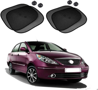 Shopone Rear Window, Side Window Sun Shade For Tata Manza(Black)