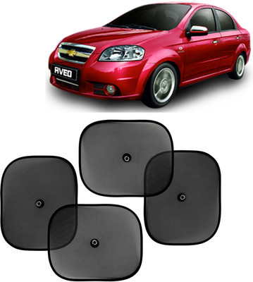 Kingsway Side Window, Rear Window, Windshield Sun Shade For Chevrolet Aveo(Black)