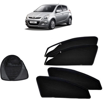 Magnetic Rear Window Sun Shade For Hyundai i20(Black)