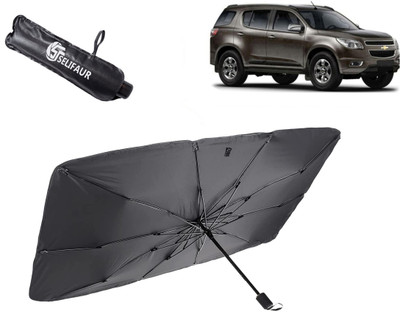 Selifaur Dashboard, Rear Window, Sun Roof, Windshield Sun Shade For Chevrolet Trailblazer(Black)