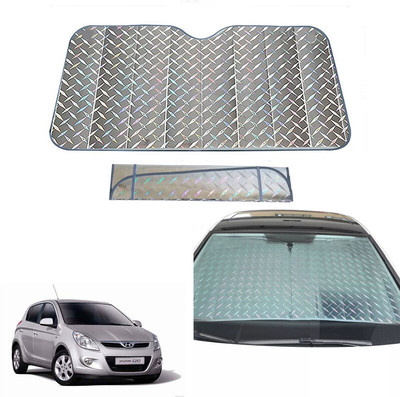 AUTO PEARL Dashboard, Windshield Sun Shade For Hyundai i20(Grey)