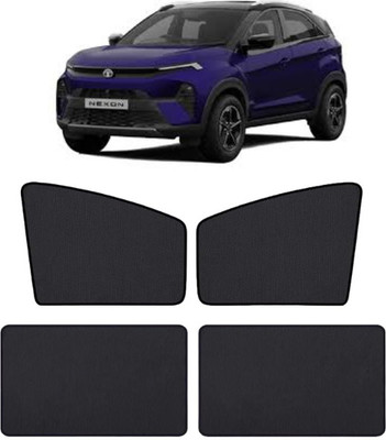 RAKRISH Rear Window, Side Window Sun Shade For Tata Nexon EV(Black)