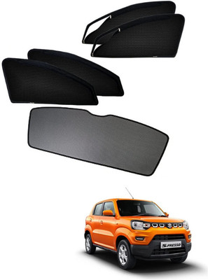 RAKRISH Rear Window, Side Window Sun Shade For Maruti Suzuki S-Presso(Black)