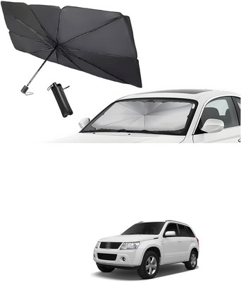 GONAMA Windshield Sun Shade For Maruti Suzuki Grand Vitara(Silver)
