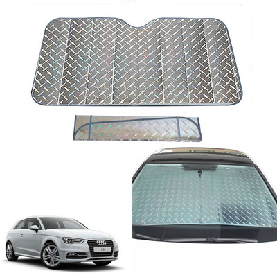 AUTO PEARL Dashboard, Windshield Sun Shade For Audi A3(Grey)
