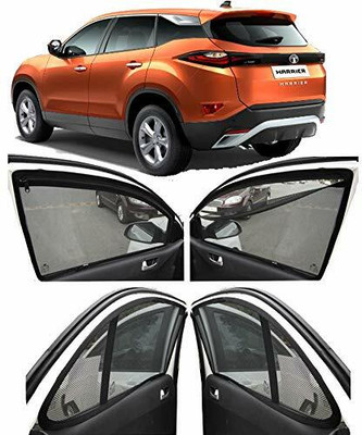 RAKRISH Rear Window, Side Window Sun Shade For Tata Harrier(Black)
