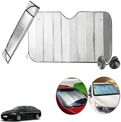 AUTO PEARL Dashboard, Windshield Sun Shade For BMW 520i(Silver)