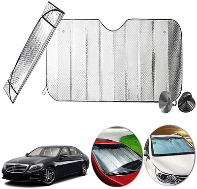 AUTO PEARL Dashboard, Windshield Sun Shade For Audi S500(Silver)