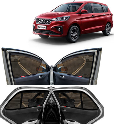 Kingsway Side Window, Rear Window Sun Shade For Maruti Suzuki Ertiga(Black)