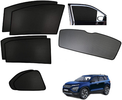AuTO ADDiCT Side Window, Rear Window Sun Shade For Tata Safari(Black)