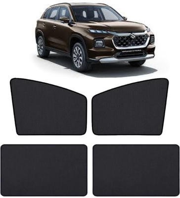 TOP VECHILE Rear Window, Side Window Sun Shade For Maruti Suzuki Grand Vitara(Black)
