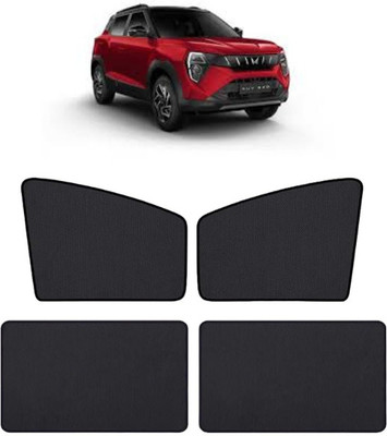 TOP VECHILE Rear Window, Side Window Sun Shade For Mahindra(Black)