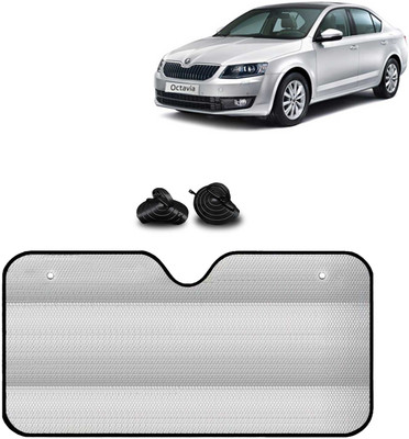 Kingsway Windshield, Dashboard Sun Shade For Skoda Octavia(Silver)
