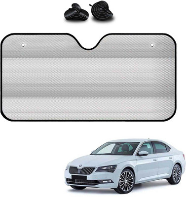 COSMOGEAR Windshield, Dashboard, Rear Window Sun Shade For Skoda Superb(Silver)