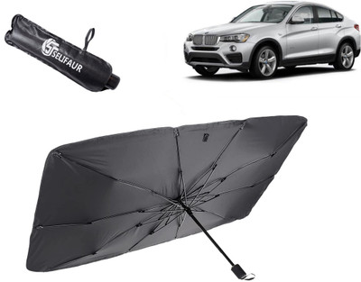 Selifaur Dashboard, Rear Window, Sun Roof, Windshield Sun Shade For BMW X4(Black)