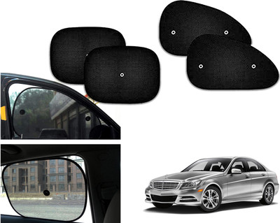 PEEPS STORE Side Window Sun Shade For Mercedes Benz C250(Black)