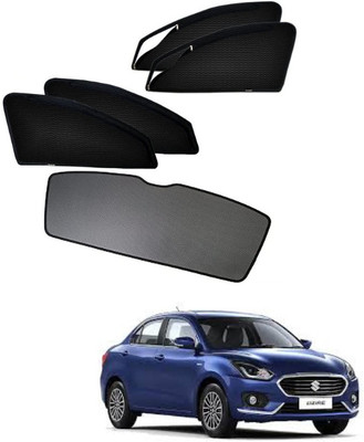 RAKRISH Rear Window, Side Window Sun Shade For Maruti Suzuki Swift Dzire(Black)