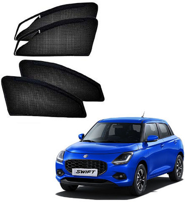 HARKRISH Side Window Sun Shade For Maruti Suzuki New Swift(Black)
