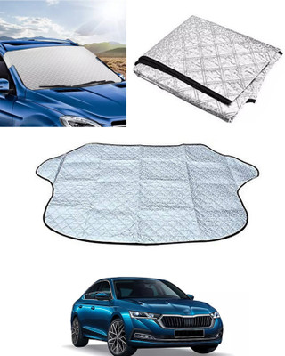 RKPSP Windshield Sun Shade For Skoda Octavia(Silver)