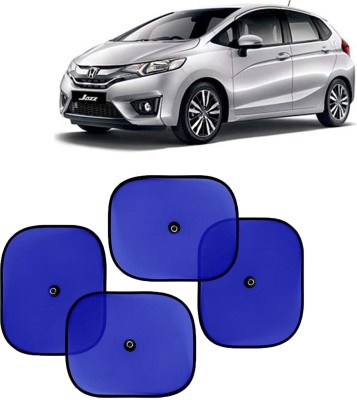 Kingsway Side Window, Rear Window, Dashboard, Sun Roof, Windshield Sun Shade For Honda Jazz(Blue)