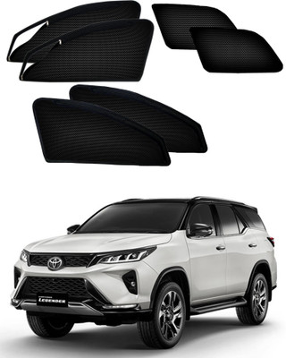 PEEPS STORE Side Window Sun Shade For Toyota Fortuner(Black)