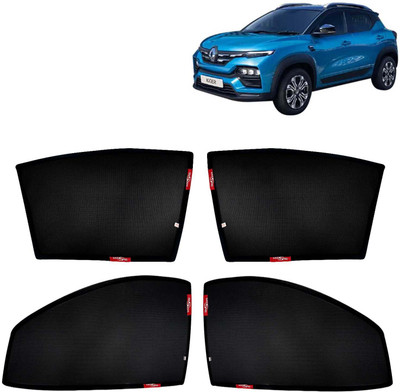 Kingsway Side Window, Rear Window Sun Shade For Renault Kiger(Black)