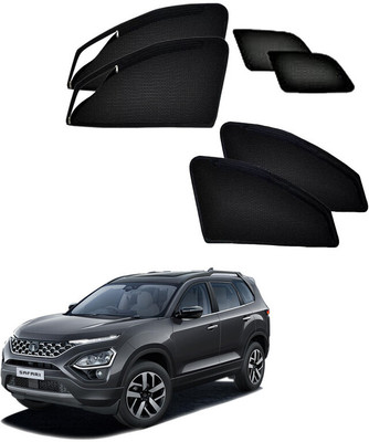 HARKRISH Side Window Sun Shade For Tata Safari(Black)