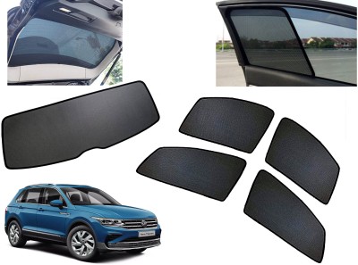 AUTO PEARL Side Window, Rear Window Sun Shade For Volkswagen Taigun(Black)