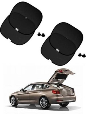 FKOK Side Window Sun Shade For BMW Universal For Car(Black)