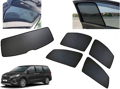 AUTO PEARL Side Window, Rear Window Sun Shade For Kia Carnival(Black)