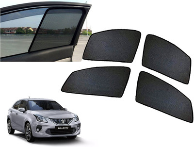 AUTO PEARL Side Window Sun Shade For Maruti Suzuki Baleno(Black)