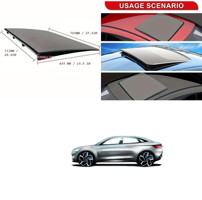 XZRTZ Sun Roof Sun Shade For Porsche Universal For Car(Black)