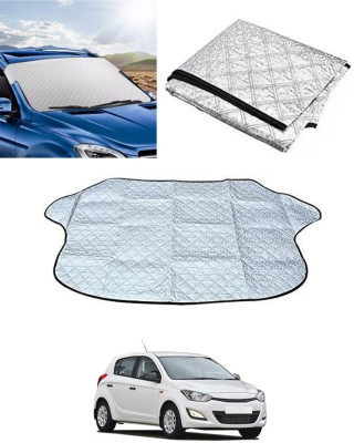 RKPSP Windshield Sun Shade For Hyundai i20(Silver)