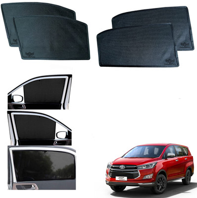 CuboDePlato Side Window Sun Shade For Toyota Innova Crysta(Black)