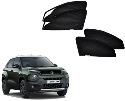 HARKRISH Side Window Sun Shade For Tata(Black)