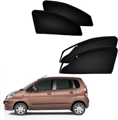 RAKRISH Rear Window, Side Window Sun Shade For Maruti Suzuki Zen Estilo(Black)