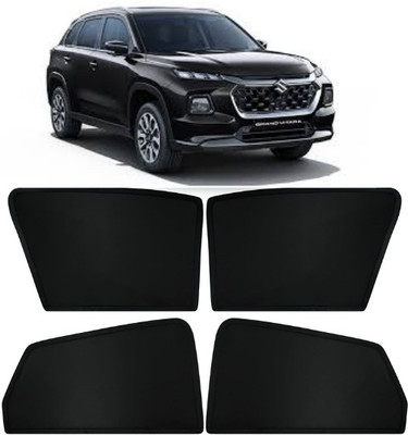 TOP VECHILE Rear Window, Side Window Sun Shade For Maruti Suzuki Grand Vitara(Black)