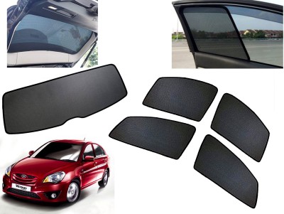 AUTO PEARL Side Window, Rear Window Sun Shade For Hyundai Verna Transform(Black)