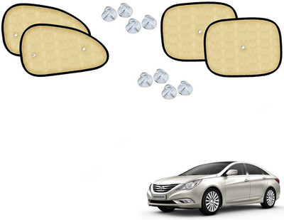 Automotive Prist Side Window Sun Shade For Hyundai Sonata Embera(Beige)