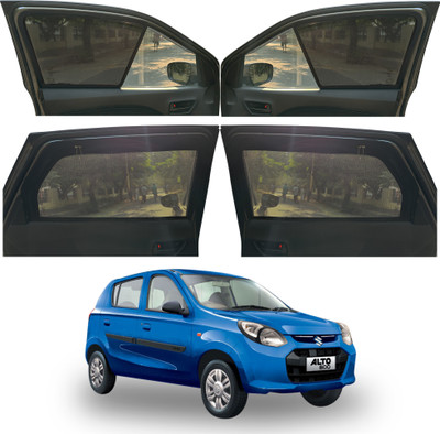 autoluxer Side Window Sun Shade For Maruti Suzuki Alto 800(Black)