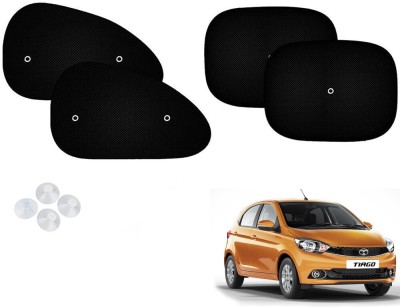 Automotive Prist Side Window Sun Shade For Tata Tiago(Black)