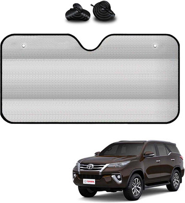 COSMOGEAR Windshield, Dashboard, Rear Window Sun Shade For Toyota Fortuner(Silver)