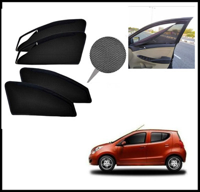 TOP VECHILE Rear Window, Side Window Sun Shade For Maruti Suzuki A-Star(Black)