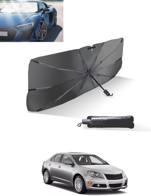 MATIES Windshield Sun Shade For Maruti Suzuki Kizashi(Black, Silver)