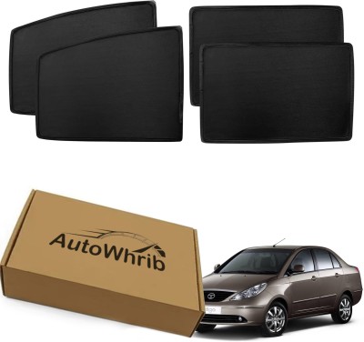 Autowhrib Side Window Sun Shade For Tata Indigo(Black)