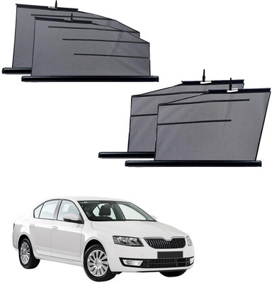 SS FOR YOUR SMART NEEDS Side Window Sun Shade For Skoda Octavia(Grey)