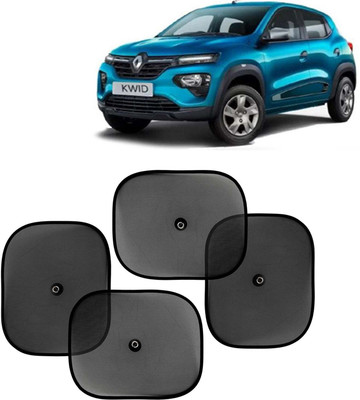 Kingsway Side Window, Rear Window, Windshield Sun Shade For Renault Kwid(Black)