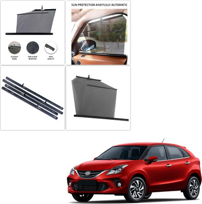 SS FOR YOUR SMART NEEDS Side Window Sun Shade For Toyota Glanza(Black)